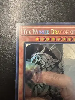 The Winged Dragon of Ra LED7-EN000 Ghost Rare 1st Edition NM YUGIOH Pack Fresh - Image 2
