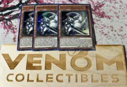 3x (M/NM) Dragon Buster Destruction Sword BLAR-EN079 Ultra Rare 1st Ed. YuGiOh - Image 1
