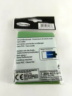 Ultra Pro 50 x Protege cartes Card Protector Sleeves Vert Green Envoi suivi - Image 2