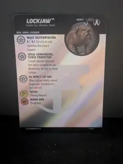 Marvel Heroclix Fantastic Four Storyline L003 Lockjaw Legacy Card - Image 1