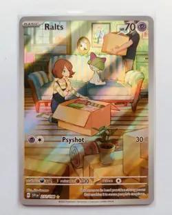 Pokemon TCG - Ralts 211/198 Illustration Rare Card Scarlet & Violet Base Set - Image 1