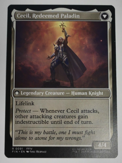 MTG Cecil, Dark Knight / Cecil, Redeemed Paladin - Image 2