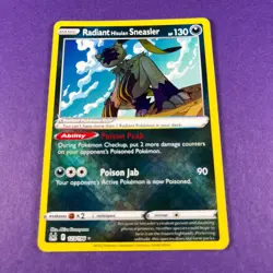 Pokemon Card Radiant Hisuian Sneasler 123/196 Sword Shield Lost Origin TCG - Image 1
