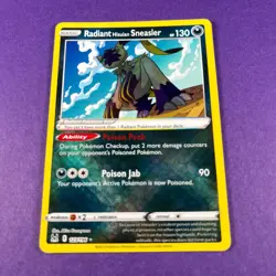 Pokemon Card Radiant Hisuian Sneasler 123/196 Sword Shield Lost Origin TCG - Image 2