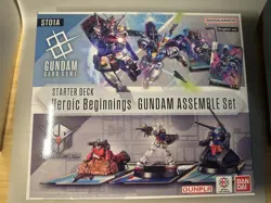 SEALED ENGLISH GUNDAM CARD GAME ASSEMBLE HEROIC BEGINNING STARTER DECK SET ST01A - Image 1