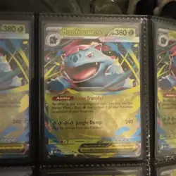 Pokemon TCG Card - Mega Evolution - Mega Venusaur ex 003/132 NM Fresh Pack - Image 1