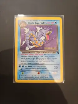 Dark Gyarados Prerelease 08/82 WOTC Promo Holo Card NM Condition - Image 1