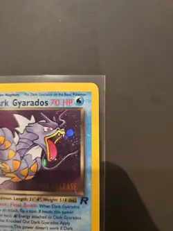 Dark Gyarados Prerelease 08/82 WOTC Promo Holo Card NM Condition - Image 4