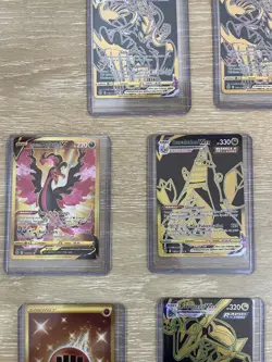 Lot of 10 Pokemon Secret Rare Gold Cards Mint Condition - Image 1