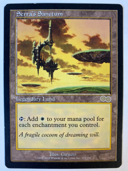 MTG Serra's Sanctum Urza's Saga 325/350 Magic The Gathering LP - Image 1