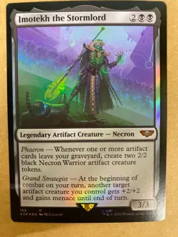 MTG 1x FOIL Imotekh the Stormlord # 169 Warhammer 40K Magic the Gathering x1 NM - Image 1