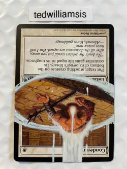Condemn MtG Core Set 2011 (M11) Altered Art Extended Art - Image 4
