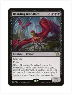 1x Hoarding Broodlord, Magic the Gathering MTG NM - Image 1