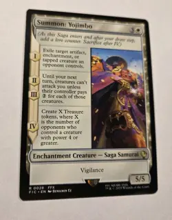 Summon: Yojimbo Commander: Final Fantasy Regular Magic The Gathering - Image 1
