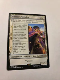 Summon: Yojimbo Commander: Final Fantasy Regular Magic The Gathering - Image 3