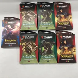 7pk Magic The Gathering Zendikar Rising+strixhaven School Of Mages Booster Packs - Image 1