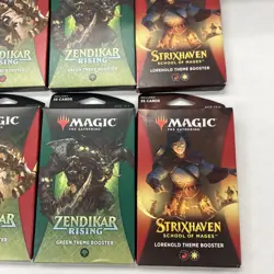 7pk Magic The Gathering Zendikar Rising+strixhaven School Of Mages Booster Packs - Image 2