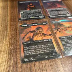 Magic The Gathering One Ring Promo Set Of 4 *With LOTR Gift Box* Rare Original - Image 3