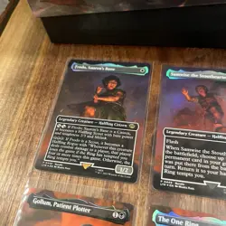 Magic The Gathering One Ring Promo Set Of 4 *With LOTR Gift Box* Rare Original - Image 4