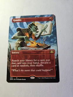 Gamble (Borderless) Dominaria Remastered Regular - Image 1
