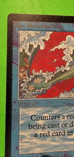 Blue Elemental Blast Beta Edition Magic the Gathering MtG Richard Thomas 1993 - Image 3
