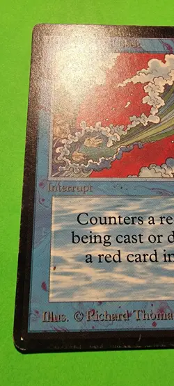 Blue Elemental Blast Beta Edition Magic the Gathering MtG Richard Thomas 1993 - Image 4