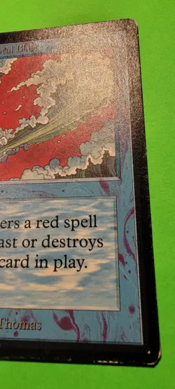 Blue Elemental Blast Beta Edition Magic the Gathering MtG Richard Thomas 1993 - Image 5