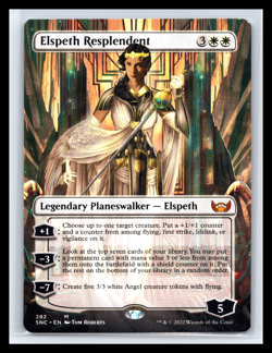 MTG Elspeth Resplendent Streets of New Capenna Regular Borderless Mythic Rare - Image 1