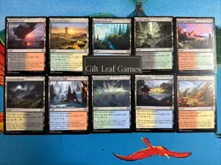 MTG *10x Gain Life Land (1 of each)* (NM) Tarkir Dragonstorm Magic the Gathering - Image 1