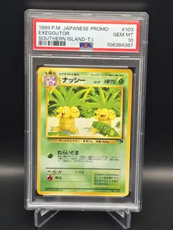 PSA 10 GEM MINT Exeggutor #103 Southern Islands Vintage Japanese Pokemon Card - Image 1