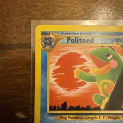 Politoed 27/75 Neo Discovery Regular Rare Pokemon TCG - Image 4