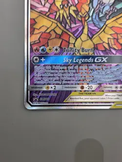 Pokemon TCG Moltres Zapdos Articuno GX SM210 Stained Glass Promos Holo - Image 4