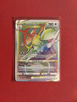 Arceus VSTAR Rainbow - 176/172 - Secret Rare Pokemon Brilliant Stars NM - Image 1