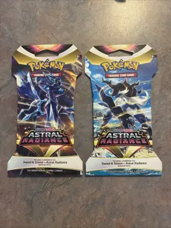 Pokemon TCG Astral Radiance Sleeved (2) Booster Packs New/sealed 820650850240 - Image 1