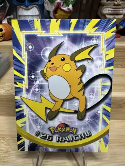 Raichu #26 1999 Topps Pokemon TV Animation Edition - Image 1