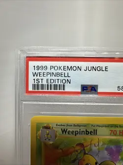 Pokemon PSA 9 1ST EDITION WEEPINBELL 48/64 - JUNGLE SET - MINT - Image 3