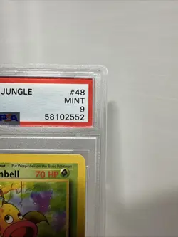 Pokemon PSA 9 1ST EDITION WEEPINBELL 48/64 - JUNGLE SET - MINT - Image 4