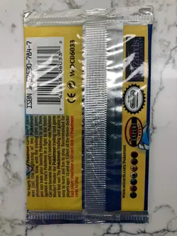 SEALED WEIGHED 1999 Pokemon TCG Base Set Unlimited Booster Pack Blastoise 20.80g - Image 3