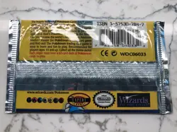 SEALED WEIGHED 1999 Pokemon TCG Base Set Unlimited Booster Pack Blastoise 20.80g - Image 4