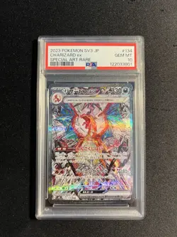 Charizard EX SAR 134/108 SV3 Ruler of the Black Flame PSA 10 Japanese Pokemon - Image 1