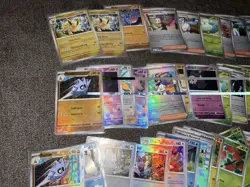 Lot of 66 Pokemon Prismatic Evolutions Poke ball Pokeball Reverse Holo TCG NM - Image 2