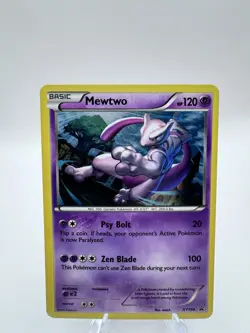Pokemon XY100 Mewtwo Holo Rare Black Star Promotional TCG Card - Image 1