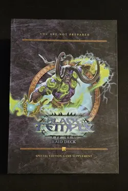 World of Warcraft TCG Black Temple Raid Deck Opened No Treasure Pack Cards. - Image 1