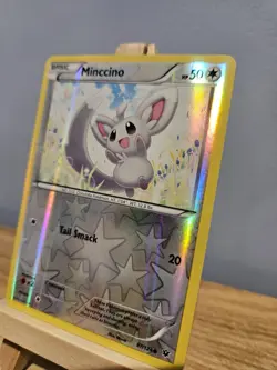 Pokemon Card Minccino Fates Collide Reverse Holo 87/124 Near Mint - Image 3
