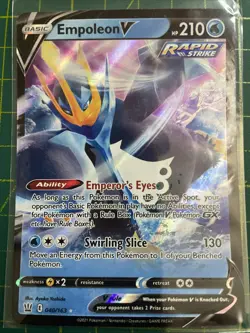 Pokemon TCG Empoleon V Battle Styles Card 040/163 Ultra Rare Near Mint - Image 1