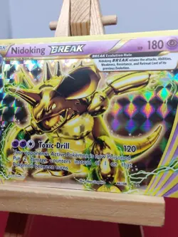 Nidoking Break 46/108 XY Evolutions Ultra Rare Holo Pokemon Card 2016 - Image 3