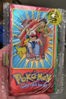 Pokemon Topps Chrome Foil Supersize Jumbo 5 Card Set SEALED TV Vintage Charizard - Image 1