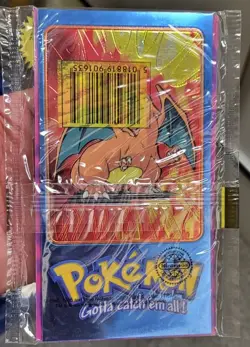 Pokemon Topps Chrome Foil Supersize Jumbo 5 Card Set SEALED TV Vintage Charizard - Image 2