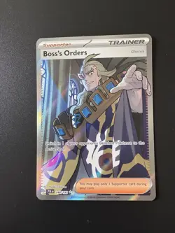 Pokemon TCG Boss's Orders Trainer Full Art Holo Rare Card 248/193 Paldea - Image 1