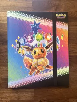 Prismatic Evolutions Pokemon Card Binder 9-Pocket Holds 396 Cards - Image 1